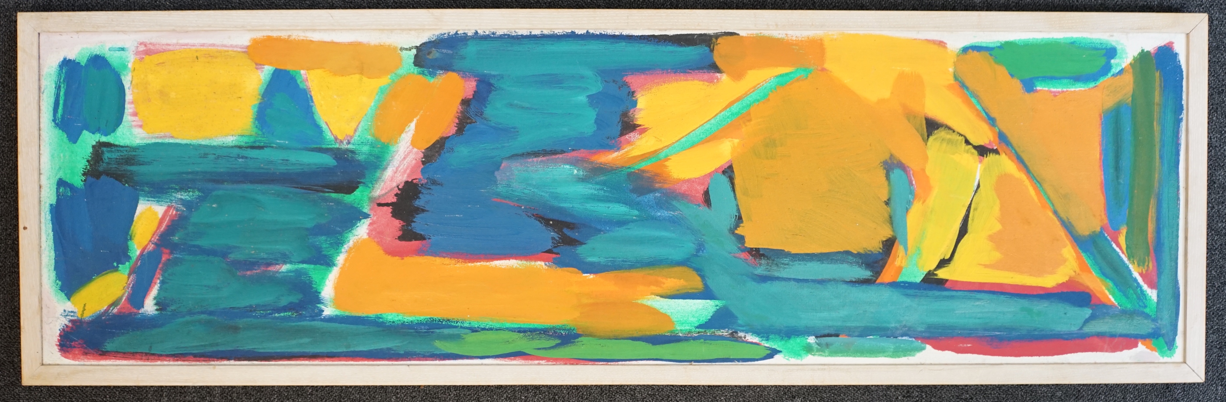 Frank Beanland (1936-2019), Untitled, oil on board, 121 x 35cm
